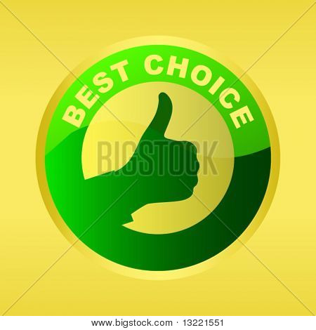 Best choise label. Tag for sale.