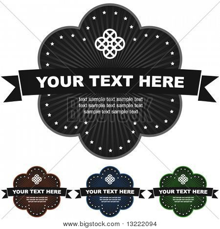 Vector design frames. Vector template.