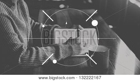 Clarity Closeup Focal Point Spotlight Target Vision Concept