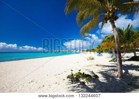 Perfect Caribbean beach on Anguilla island