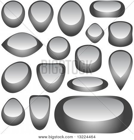 Web elements. Vector set.