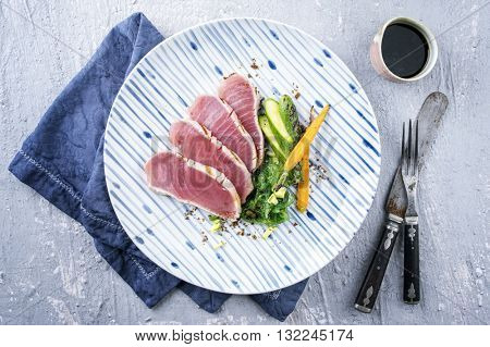 Tuna Filet with Vegetable