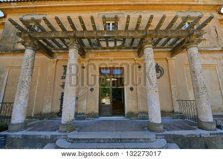 Rayol Canadel sur Mer France - april 18 2016 : the estate of Rayol in spring