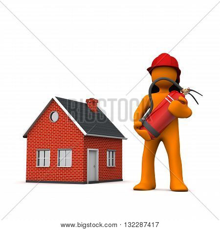 Fireman House Extinguisher