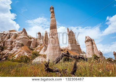 love valley Goreme Cappadocia Turkey in summertime