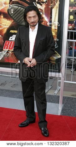 Hiroyuki Sanada at the Los Angeles premiere of 'Rush Hour 3' held at the Grauman's Chinese Theater in Hollywood, USA on July 30, 2007.