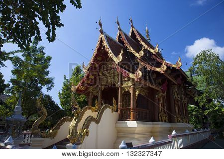 Wat Tawai Temples in Chiang Mai District.