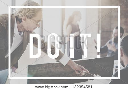 Team Up Motivation Motivates Teamwork Concept 