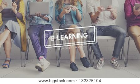 E-Learning Education Knowledge Instructional Media Technology Concept