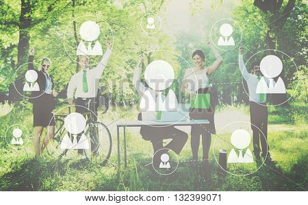 Network Networking Communicate Communicatin Connection Concept