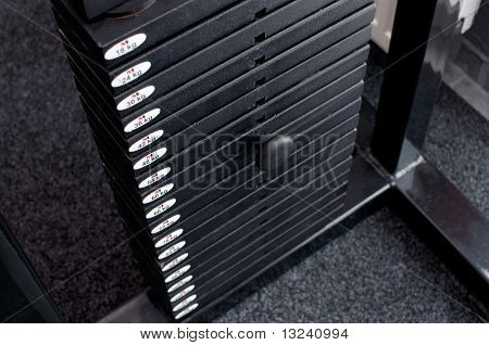 Pile de poids