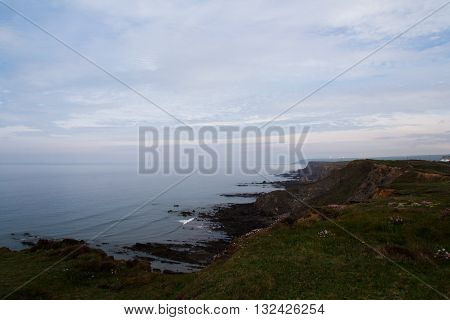 View From The Coastal Path Between Widemouth Bay And Bude