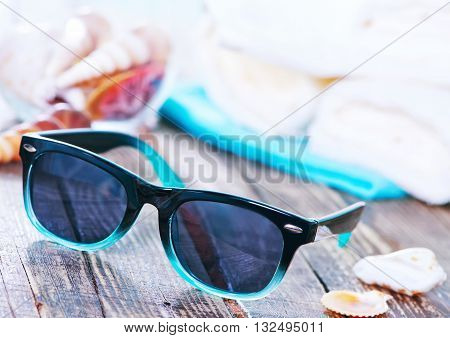 Sun Glasses And Flip Flops
