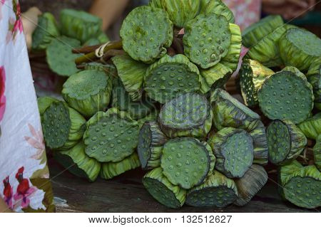 Calyx Lotus is food ( snack ) of Thailand.