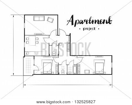 Apartment Project Top View