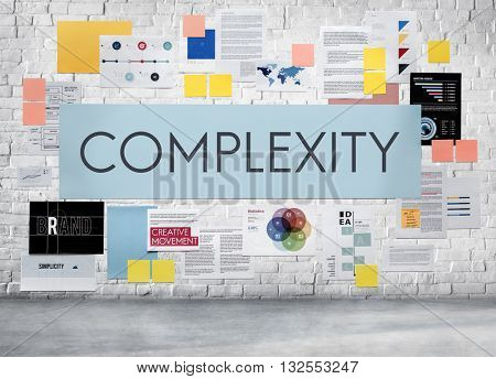 Complexity Confuse Complicated Disorder Intricate Concept