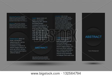 Strict simple design templates collection for banners, flyers, placards and posters. Vector