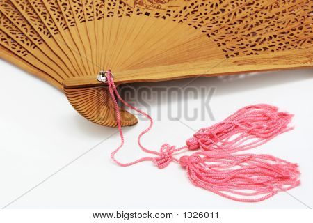 Ventilateur chinois dépliée