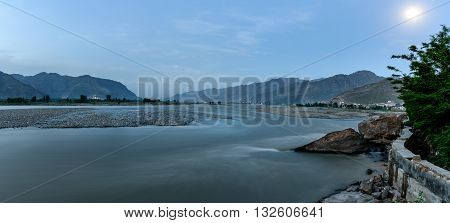 Panoramic view of  beautiful Swat Valley Pakistan