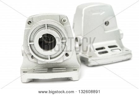 technique, technology gear case isolated on white background