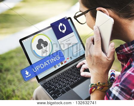 Backup Cloud Upload Sync Data Concept