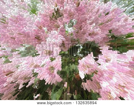 colorful abstract  background pink abstract and three dimension