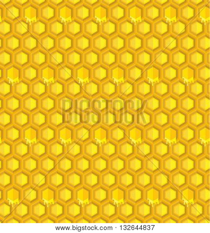 Seamless pattern background. Sweet, honey golden summer. Graphic arts.