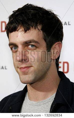 BJ Novak at the Los Angeles premiere of 'Knocked Up' held at the Mann Village Theatre in Westwood, USA on May 21, 2007.