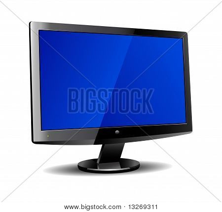 컴퓨터 와이드 평면 화면 모니터