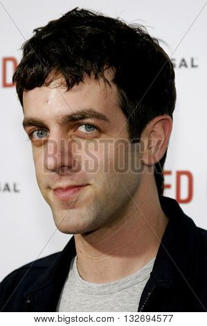 BJ Novak at the Los Angeles premiere of 'Knocked Up' held at the Mann Village Theatre in Westwood, USA on May 21, 2007.