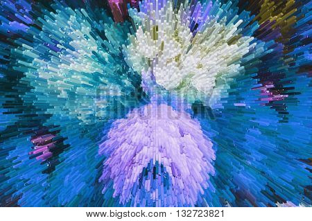 Color Texture Background, Abstract ,color Extrusion  Blocks And Pyramids,  Abstract Colorful 3D Extr