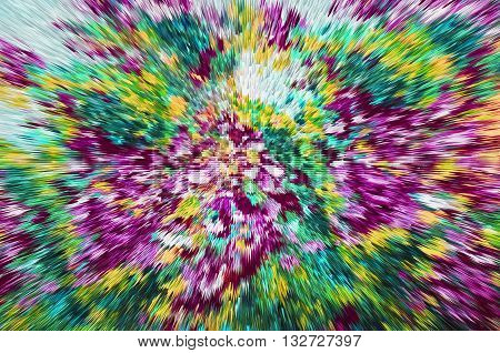 Color Extrusion Floral Background, Bright Colorful Abstract, Extrusion Blocks And Pyramids, The Grad
