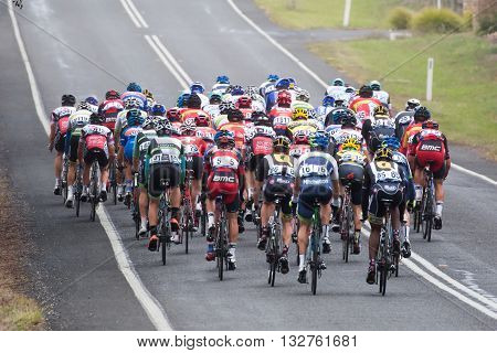 MELBOURNE, AUSTRALIA - FEBRUARY 1: The inaugral Cadel Evans Great Ocean Road Race