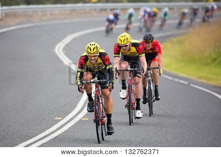 MELBOURNE, AUSTRALIA - FEBRUARY 1: The inaugral Cadel Evans Great Ocean Road Race