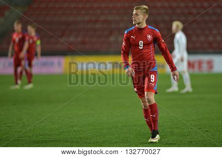 PRAGUE 27/03/2015 _ Matej Vydra. Friendly match Czech Republic U21 - England U21.