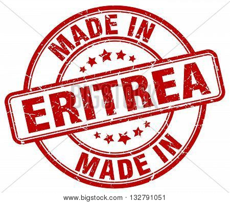 made in Eritrea red round vintage stamp.Eritrea stamp.Eritrea seal.Eritrea tag.Eritrea.Eritrea sign.Eritrea.Eritrea label.stamp.made.in.made in.