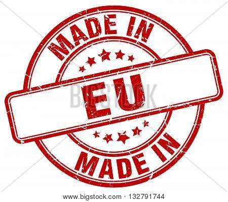 made in eu red round vintage stamp.eu stamp.eu seal.eu tag.eu.eu sign.eu.eu label.stamp.made.in.made in.