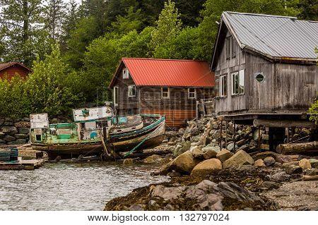 Rustic Alaskan Scene