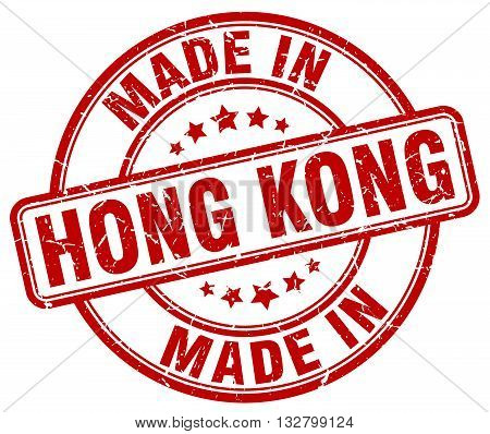 made in Hong Kong red round vintage stamp.Hong Kong stamp.Hong Kong seal.Hong Kong tag.Hong Kong.Hong Kong sign.Hong.Kong.Hong Kong label.stamp.made.in.made in.