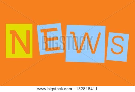 Education News - Newspaper with white background template