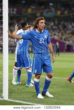 Uefa Euro 2012 Quarter-final Game England V Italy