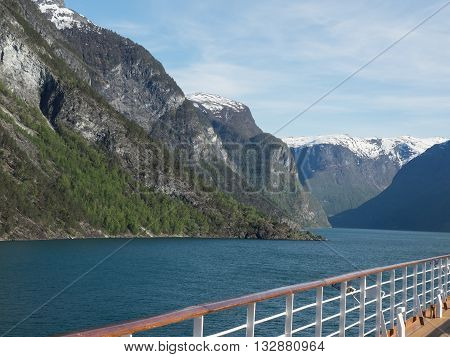 a cruise through the famous norwegian fjoerds