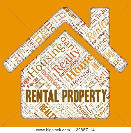 Rental Property Represents Real Estate And Apartments
