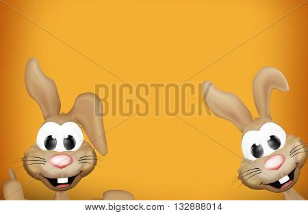 Happy Easter Bunny graphic illustration design image