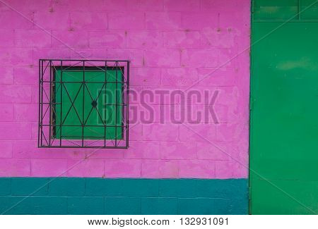 SUCHITOTO EL SALVADOR - MAY 07 : Architectural details in Suchitoto El Salvador on May 07 2016. the colonial town of Suchitoto built by the Spaniards in the 18th century