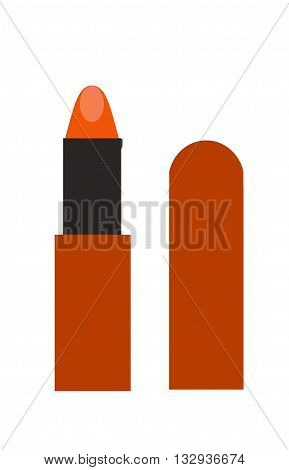 Orange beauty glamour lipstick - makeup, Orange lipstick