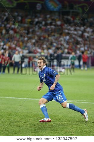Uefa Euro 2012 Quarter-final Game England V Italy