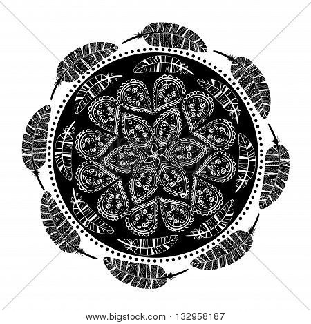 Bohemio concept with icon design, vector illustration 10 eps graphic.