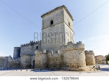 castle built in the XV century located in the town of Portillo in the province of Valladolid Castile and Leon Spain