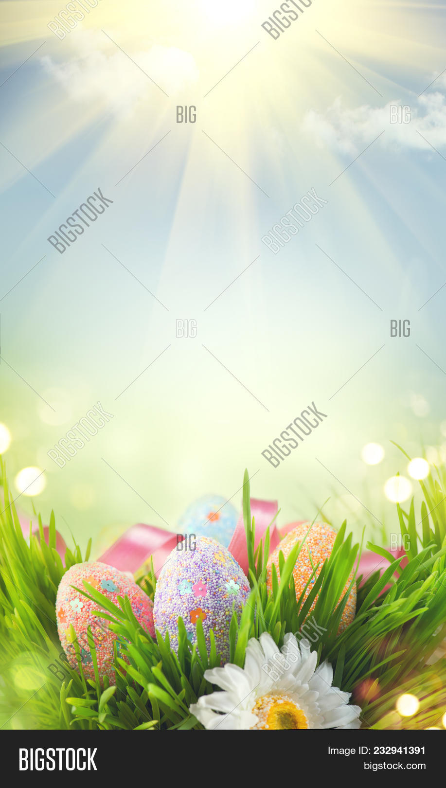 Easter Eggs Background Image & Photo (Free Trial) Bigstock